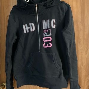Women’s half zip Harley sweatshirt